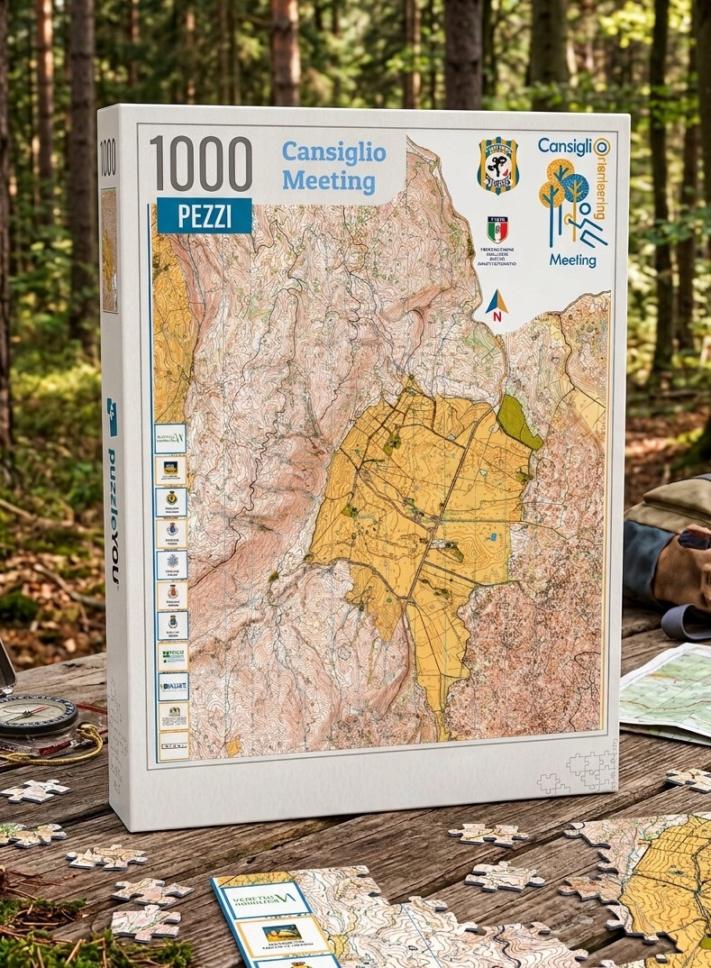 Puzzle della mappa del Cansiglio